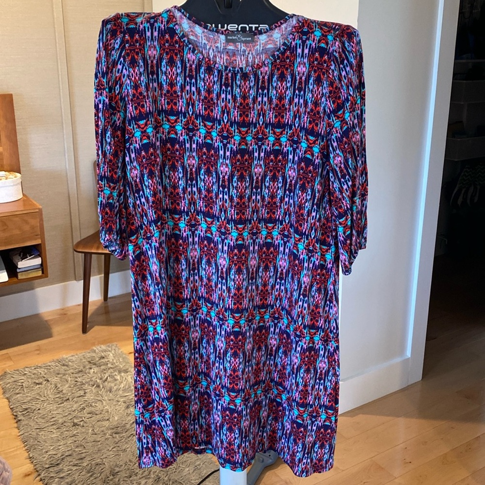 3/4 length sleeve dress